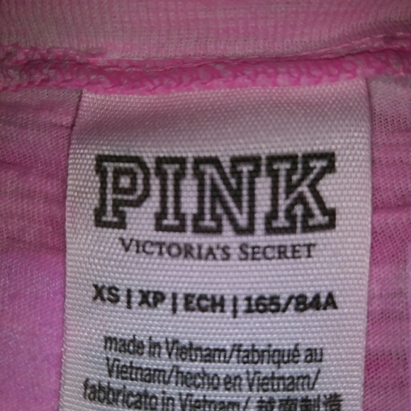Victoria secret pink 3/4 sleeve shirt - Picture 6 of 8